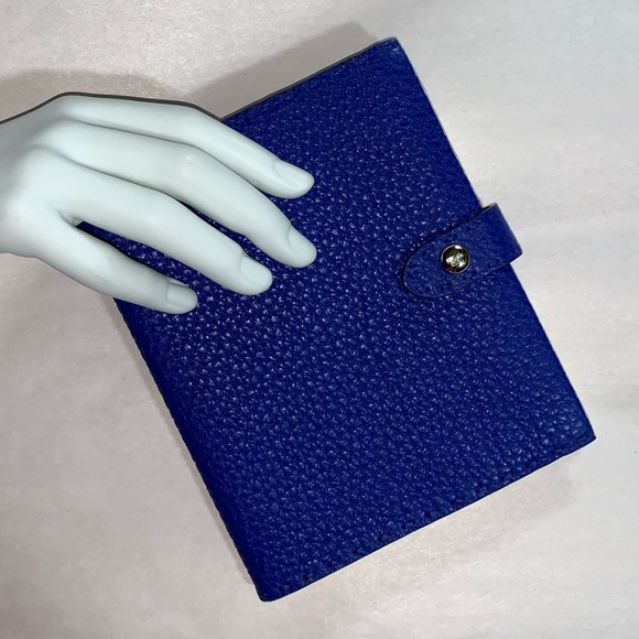 NIB auth FENDI cobalt blue SELLERIA purse CALENDAR - Picture 11 of 13